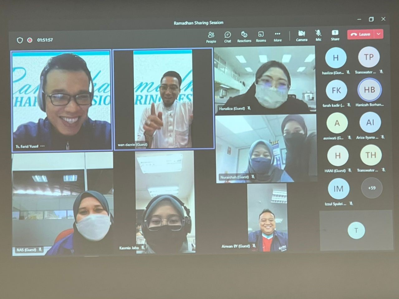 TSRC Ramadhan Sharing Session 2022 TRANSWATER